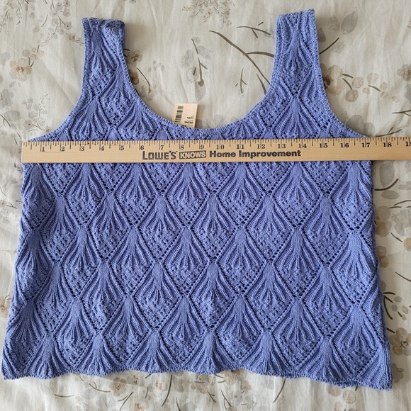 Vintage crochet top Cotton, - Picture 7 of 8